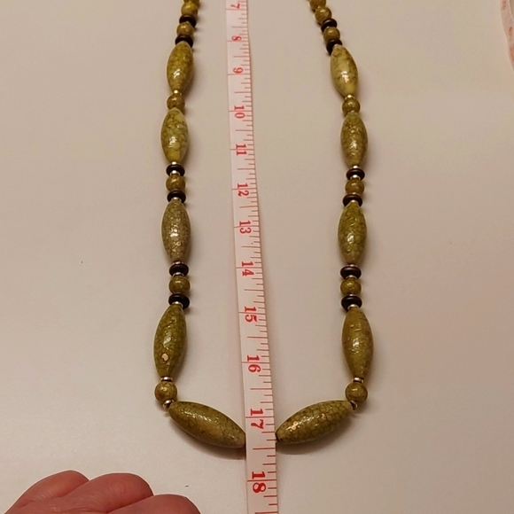 2/$30 Beautiful Avenue Boho Chartreuse Necklace - Picture 4 of 4